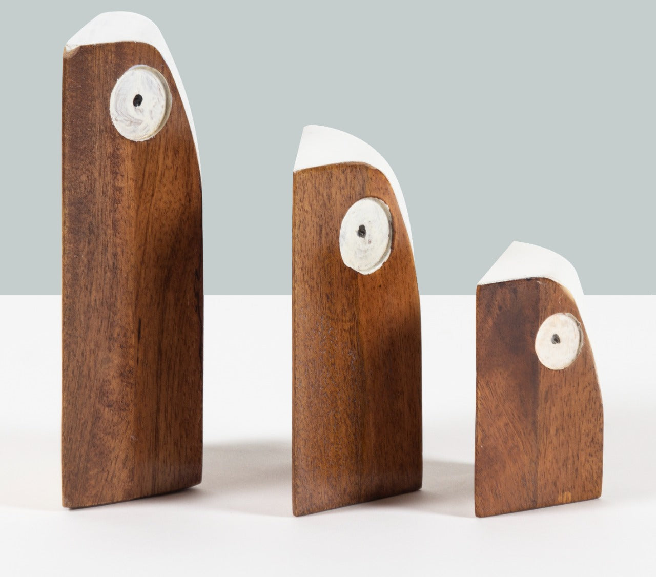 Ullu Figurine Set White (set of 3)