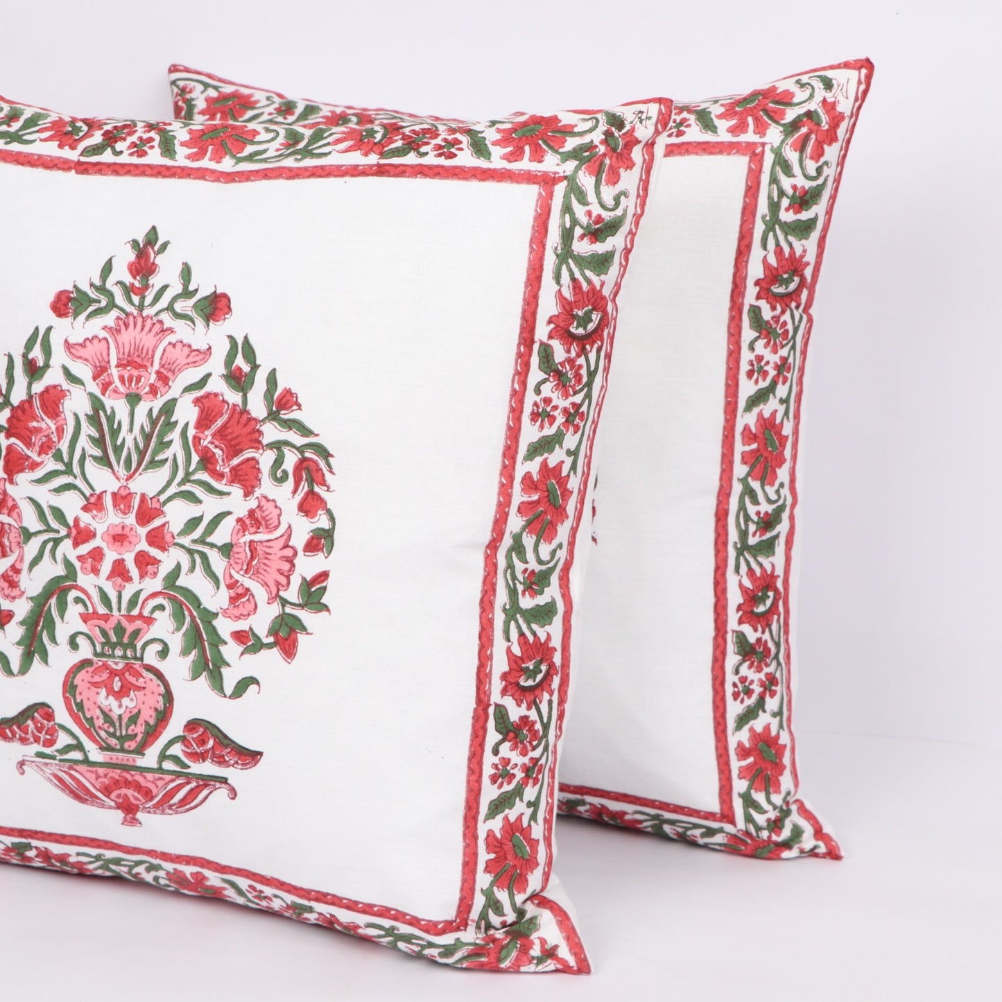 Block Boota Cotton Cushion Cover (set of two)