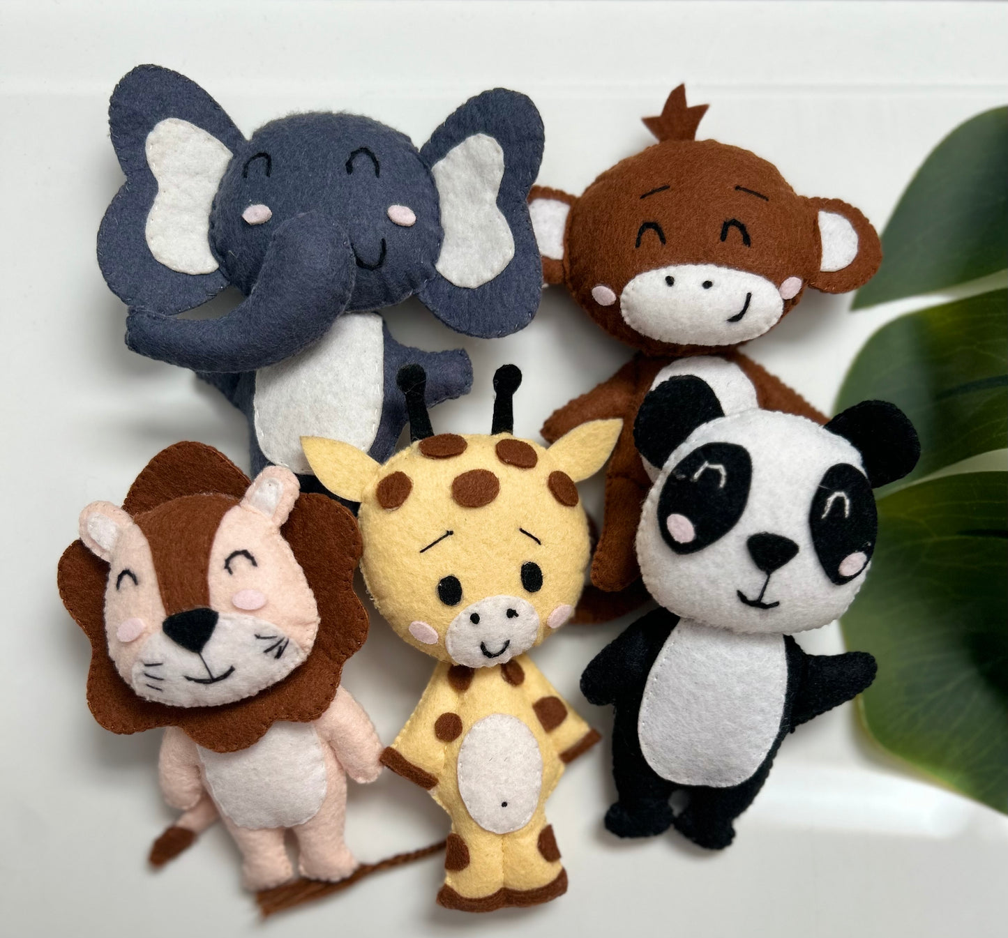 Namda Jungle Buddies: Handcrafted Felt Animal Toy Collection