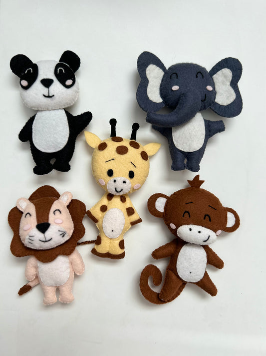 Namda Jungle Buddies: Handcrafted Felt Animal Toy Collection