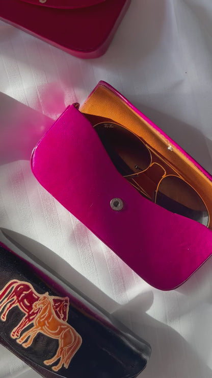 Stallion Sunglasses Case - Leather