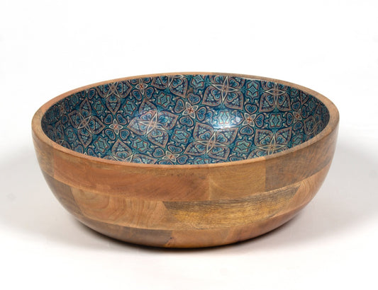 Indi Wooden Serving Bowl
