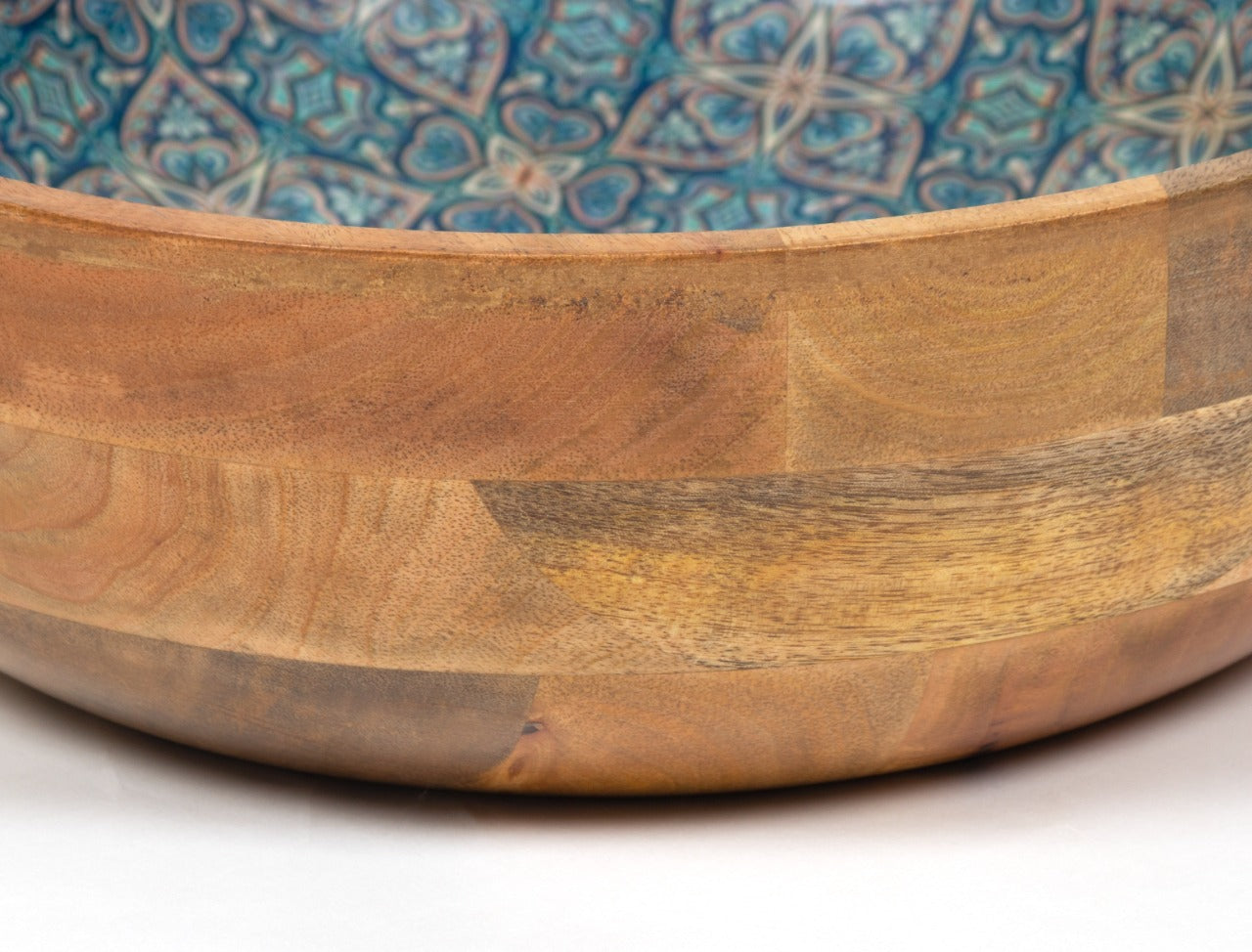 Indi Wooden Serving Bowl