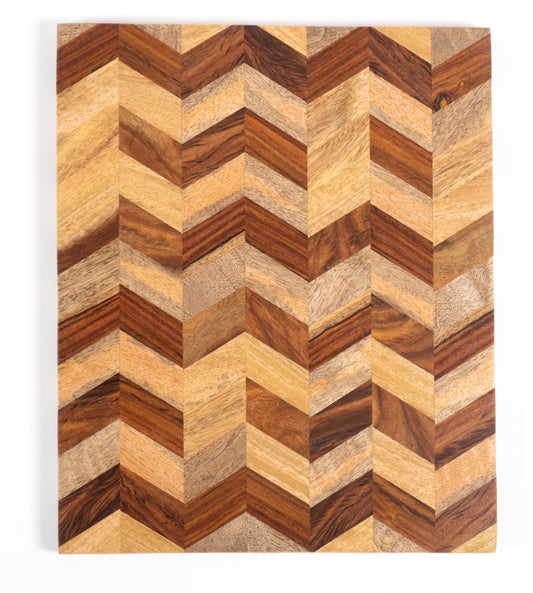 Lehar Herringbone Charcuterie Board