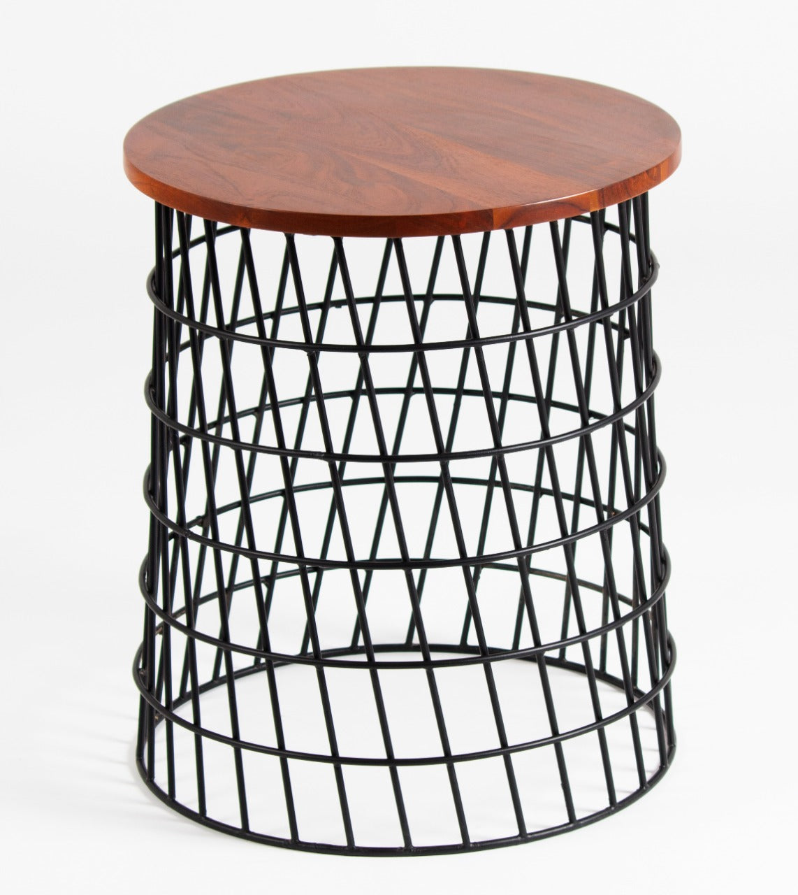 Jaali Solid Wood Frame End Table
