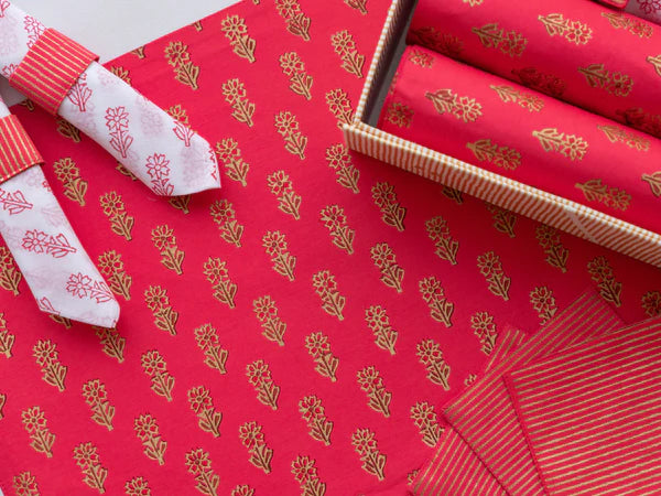 Holly Jolly Table Linen Gift Box