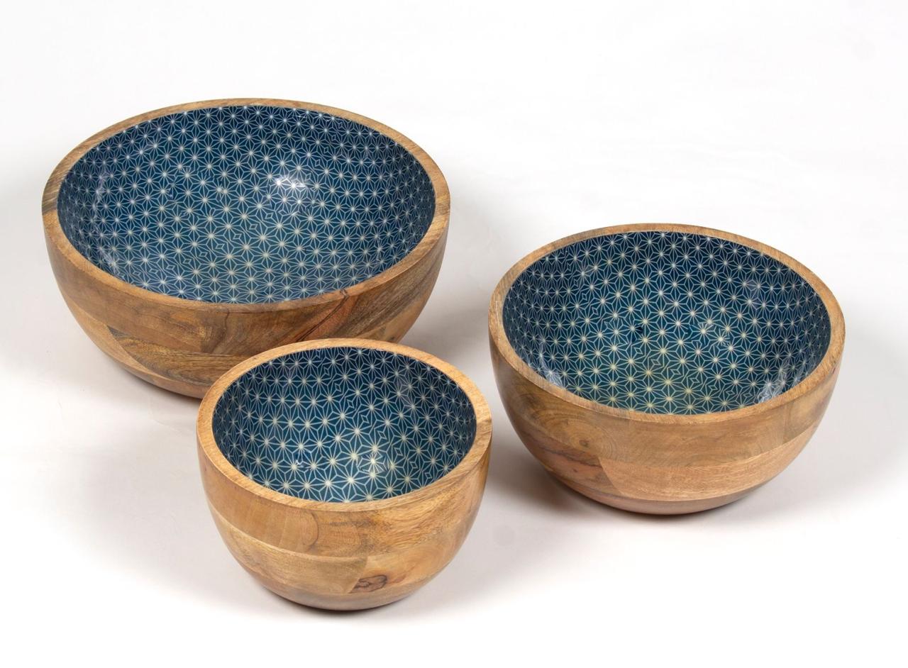 Sitara Wooden Bowls (set of 3)