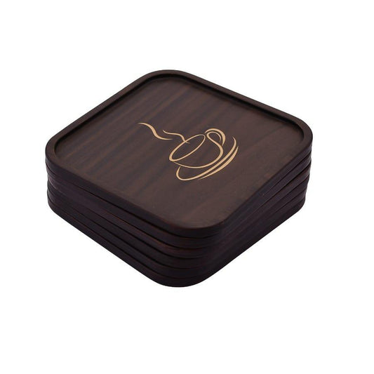 Chai Coasters Square Wood (set of 6)