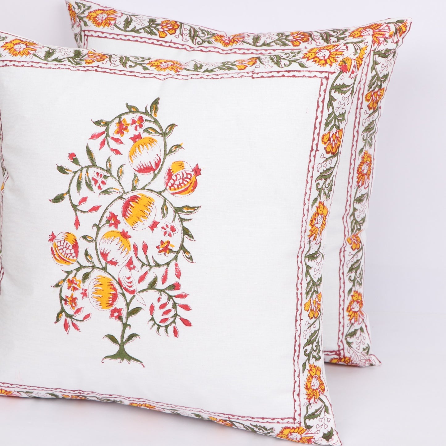 Block Boota Cotton Cushion Cover (set of two)