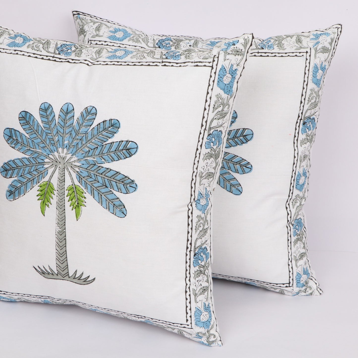Block Boota Cotton Cushion Cover (set of two)