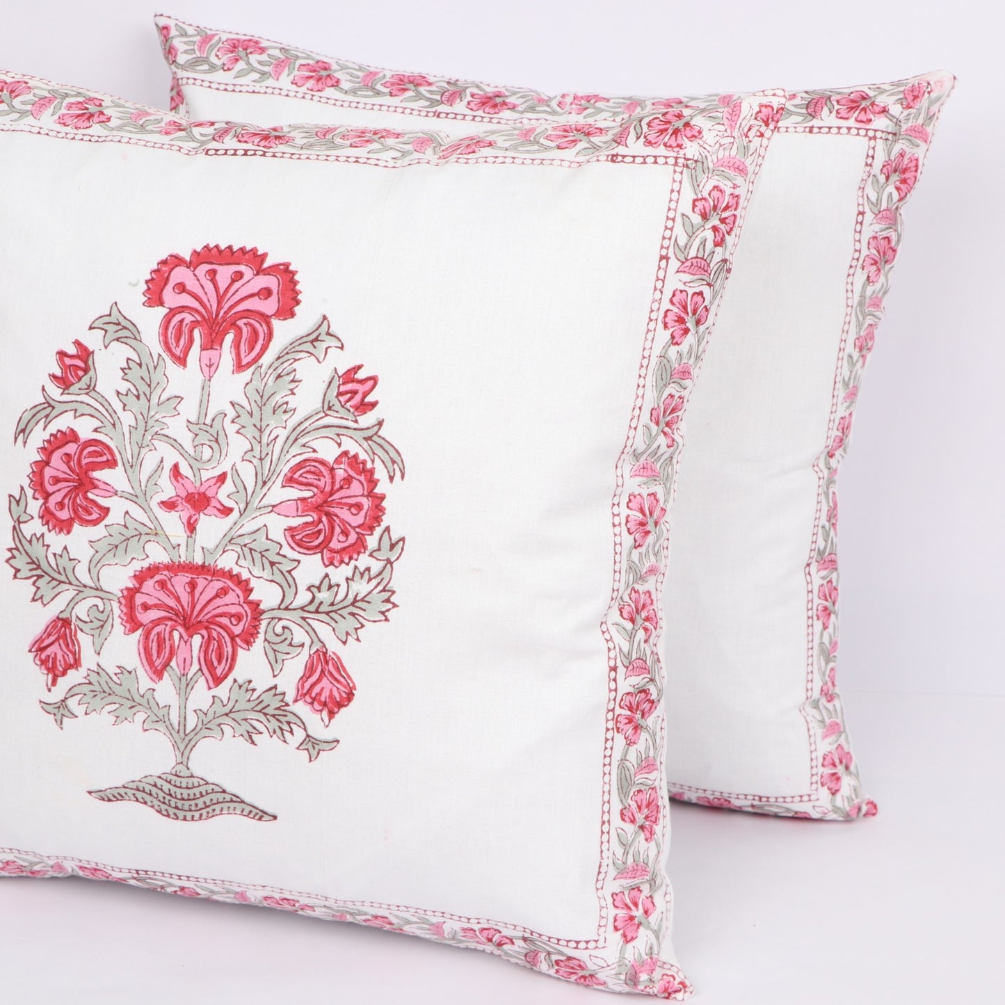 Block Boota Cotton Cushion Cover (set of two)