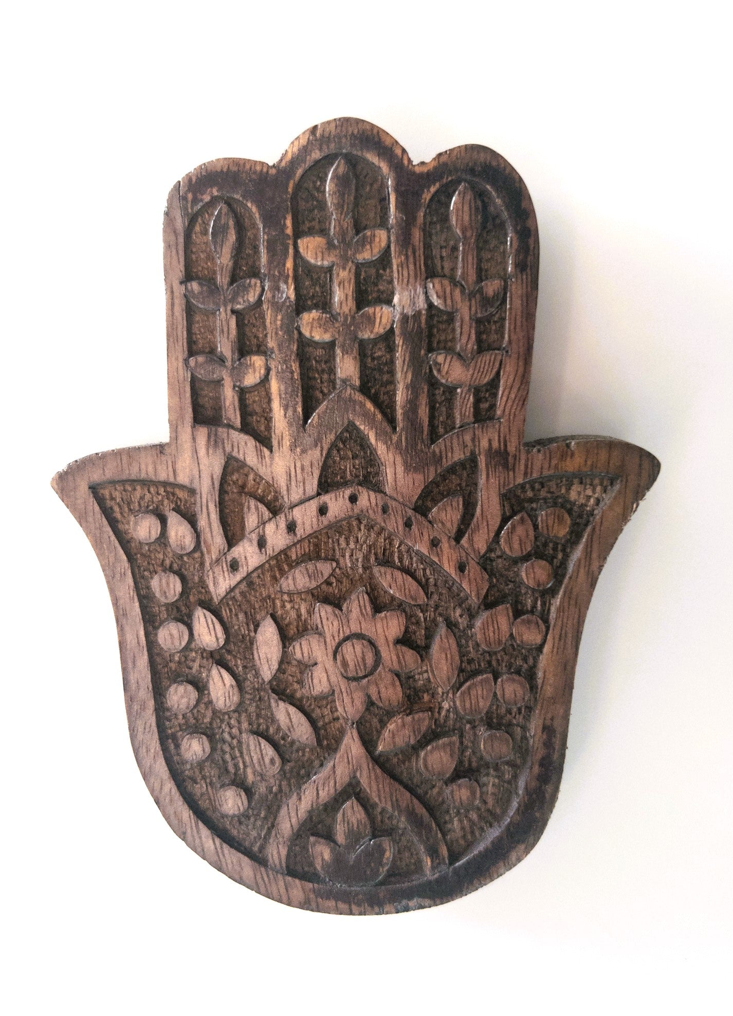 Hamsa Hand  wood (Wall Installation)