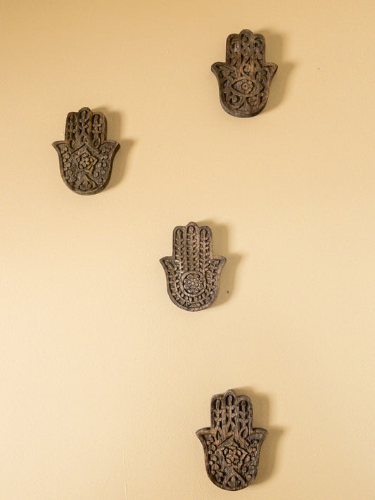 Hamsa Hand  wood (Wall Installation)