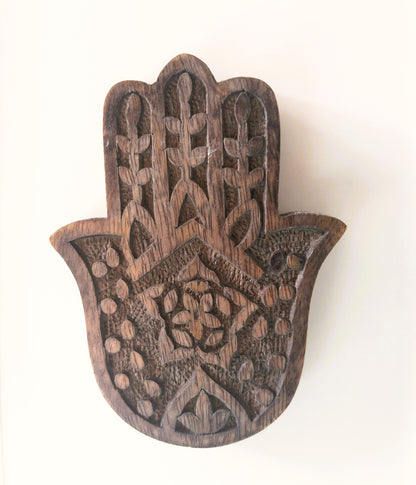 Hamsa Hand  wood (Wall Installation)