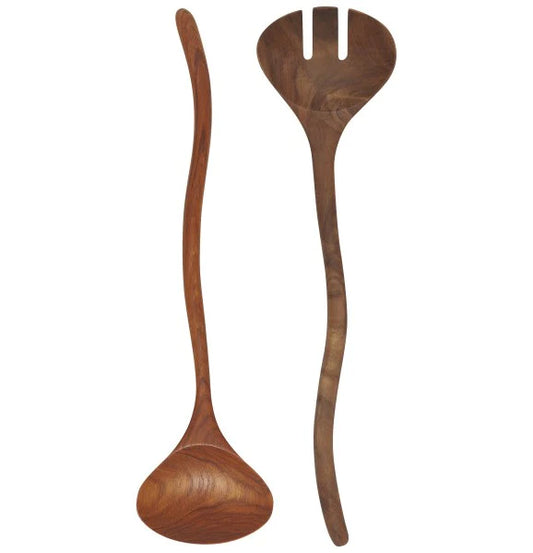 Tiki Wavy Salad Servers (set of 2)